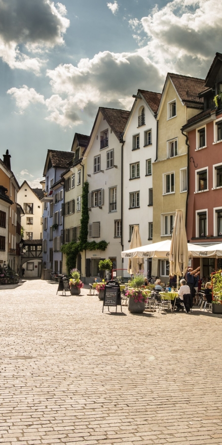 Arcas Platz in der Altstadt Chur