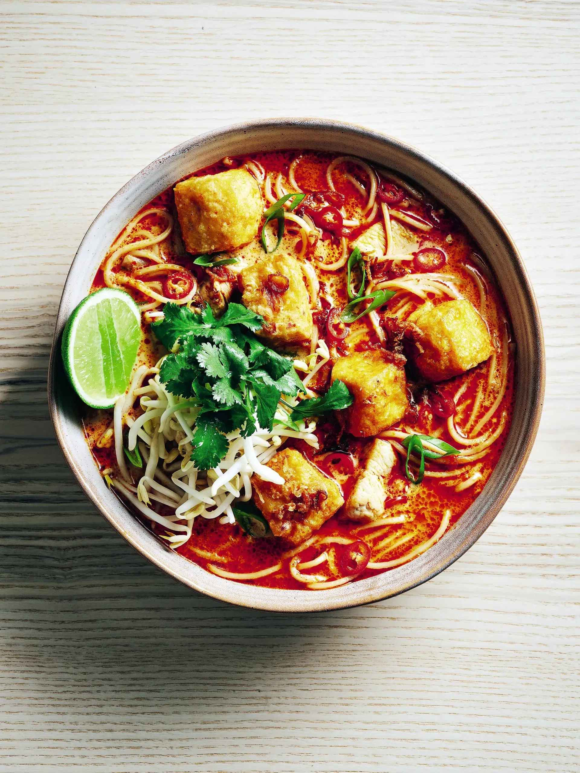 Cheat’s chicken laksa
