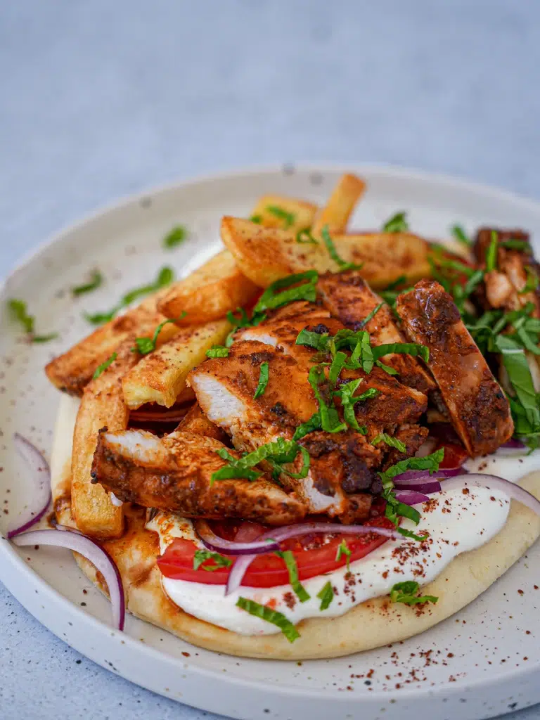 Chicken Shawarma with Garlic_Yoghurt Sauce