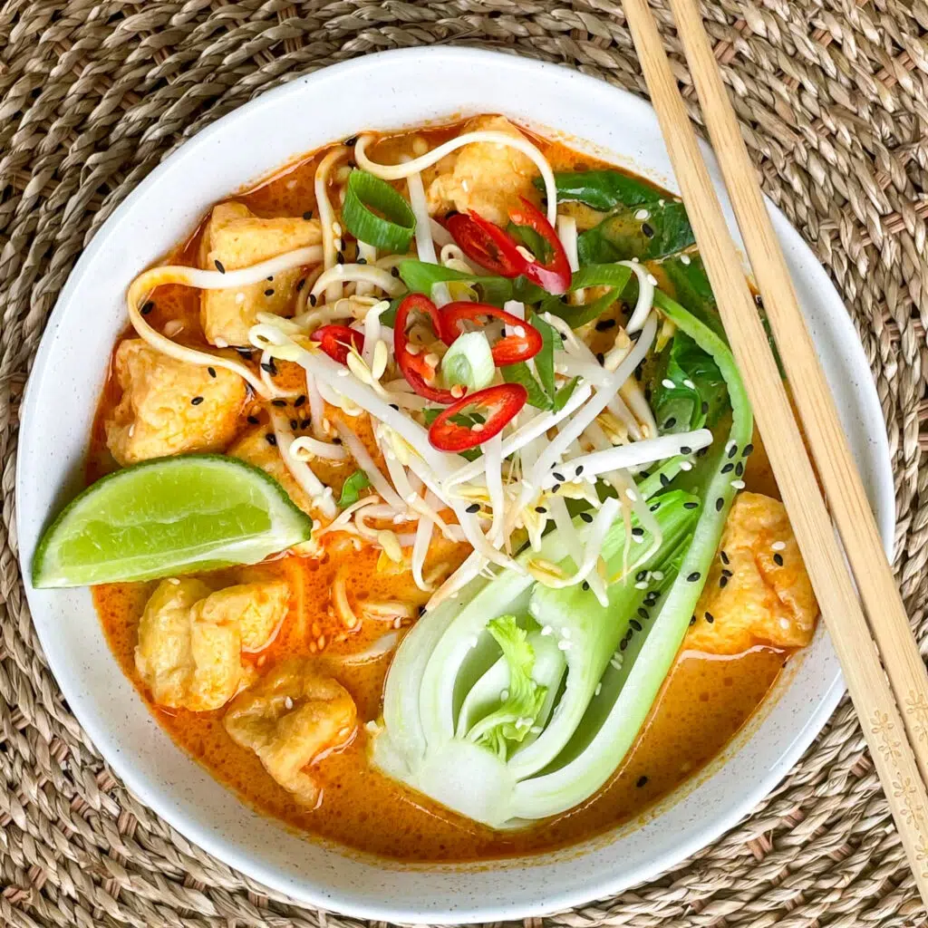 Coconut Red Curry Noodle Soup Recipe