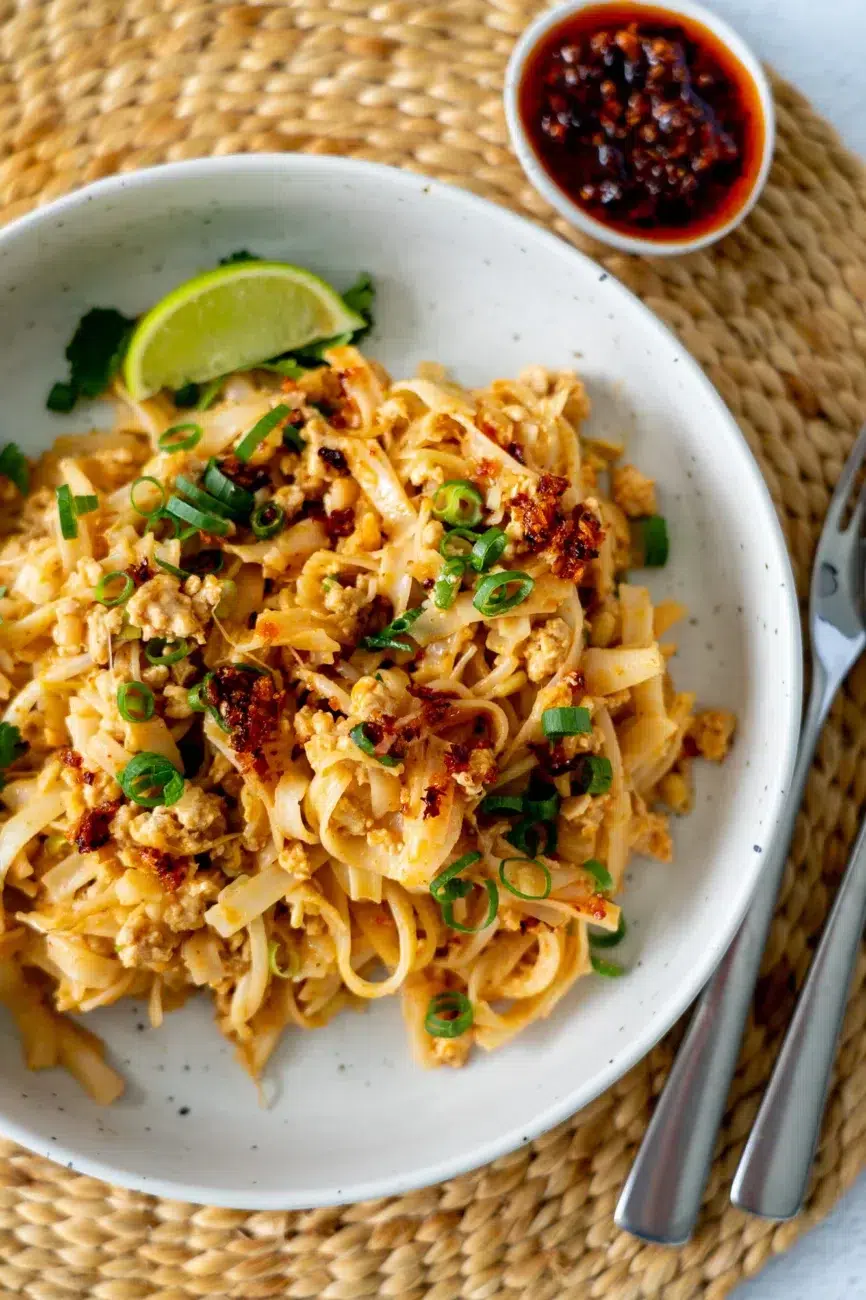 Creamy Coconut Peanut Noodles Recipe