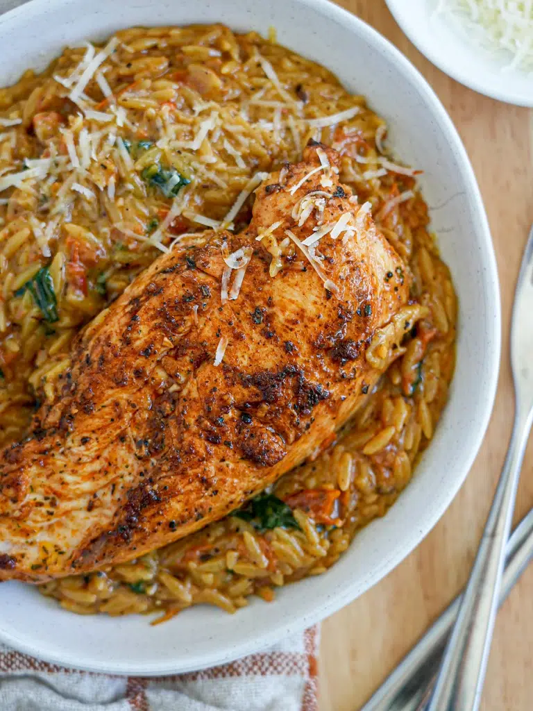 Creamy Tomato Chicken Risoni Orzo