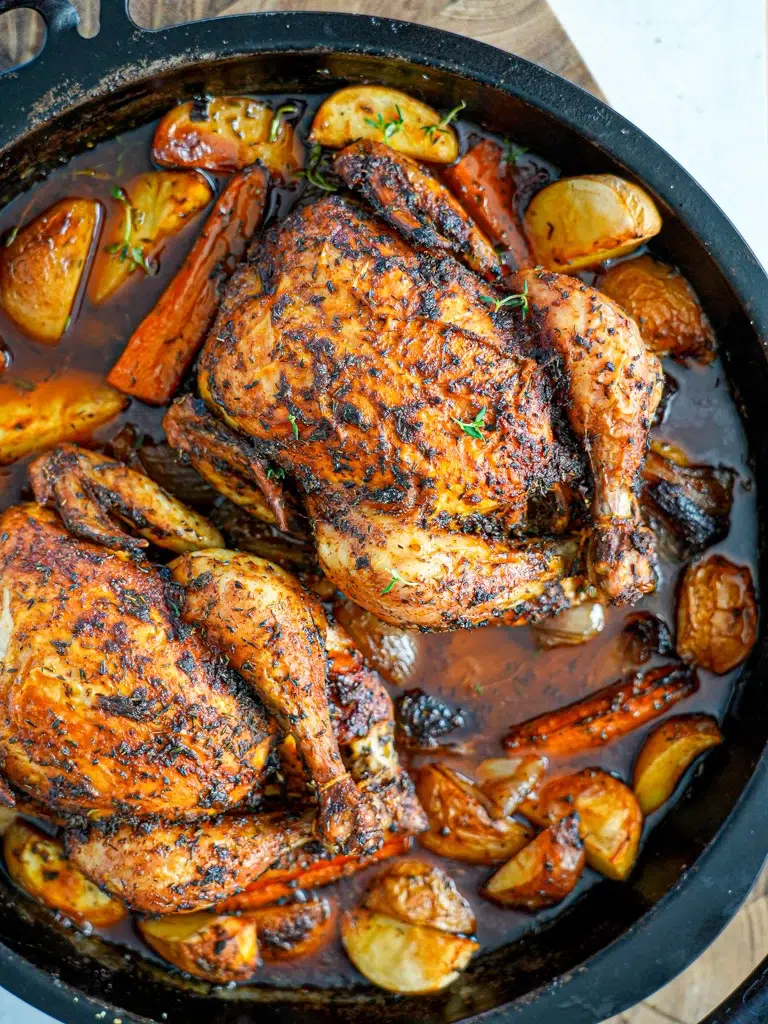 Easy One-pan Roast Chicken & Vegetables