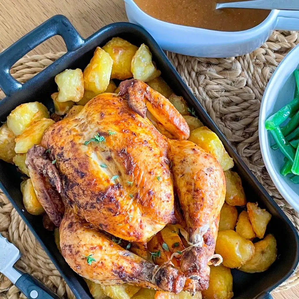 Roasted Chicken with Gravy Recipe