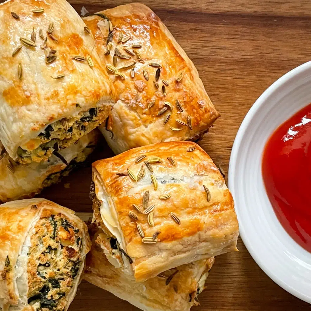 Spinach & Feta Rolls Recipe